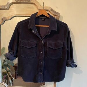 Sanctuary Corduroy Shacket ~ Navy